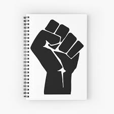 Fist with needle symbol, thread and vintage typography. Clenched Fist Art Print By Dyadyayasha Redbubble