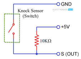 First of course if the sensor electrical circuit fails, you will receive a fault related to the circuit. Interfacing Knock Sensor With Arduino Vibration Tap Sensor Interfacing Circuit Diagram Working Code