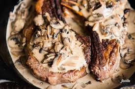 4 whole steaks (sirloin, ribeye, etc.) 1/2 c. Seared Ribeye Steak Cream Mushroom Sauce Self Proclaimed Foodie