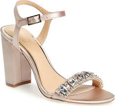 Badgley mischka sonya clearance block heel sandal