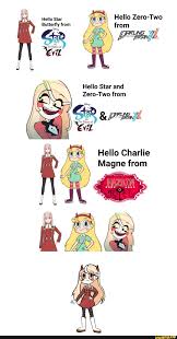 For more information please visit hellocharlie.com.au. Hello Star And Zero Two From Hello Charlie Magne From Dim Ifunny