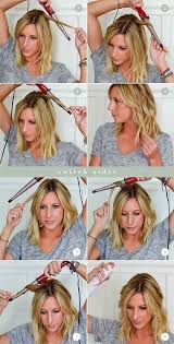 Curl Short Hair Curling Iron Tutorials How To Hacks Wand Hairstyles How To Curl Short Hair Hair Lengths