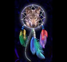 Fre Pics Of Dreamcatchers Dreamcatcher Animal Color Dreamcatcher Indian Native Wolf Dream Catcher Dream Catcher Native American Wolf Tattoos