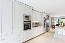 The cabinets are a standard light grey from diy kitchens. Cornforth White Shaker Kitchen Contemporary Kitchen Berkshire By Maple Gray Houzz