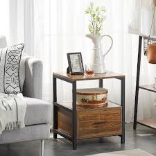 Don't clog up your room with end. Vecelo Square Side Tables Sofa Tables End Table Nightstand Overstock 27296378