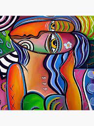 Pablo Picasso Art Board Print By Americanpoison In 2021 Original Abstract Art Painting Pop Art Painting Abstract Art Painting