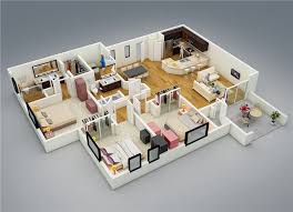 Apalagi setiap bagian rumah dirancang dengan model yang fungsional. 14 Gambar 3d Denah Rumah Sederhana 2019