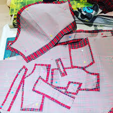 龐德任務好複雜啊 頭痛 布小物雑貨手作り 手作 蘇格蘭格紋 手作り メンズ 男裝 diy 裁縫 手創 布作 棉麻 布雑貨 機縫