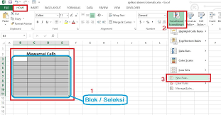 Lembar kerja akan diberi label sesuai dengan nama yang anda beri sebelumnya. 2 Cara Mewarnai Cell Secara Otomatis Di Excel Sel Kosong Dan Indikator Warna Neicy Tekno