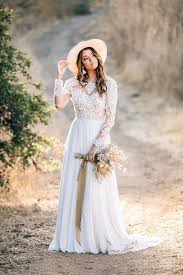 Because lace and tulle are not easy to winkle, the trendiest long sleeve wedding dresses are made of them in 2014. 1001 Ideas For A Boho Wedding Dress For Your 2021 Wedding