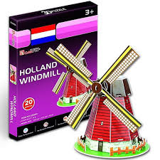 Hours, address, moara de vant reviews: MoarÄ De Vant OlandezÄ Puzzle 3d Cu 20 Piese Cubicfun CumpÄra Jucariishop