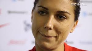 Alex Morgan post game in Cincinnati