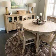 Browse our wide range of round, rectangular and oak designs today. Toscana Round Extending Dining Table Seadrift Pottery Barn Dining Table Extendable Dining Table Table