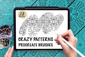Check spelling or type a new query. Crazy Patterns Pattern Brushes For Procreate 921423 Procreate Design Bundles