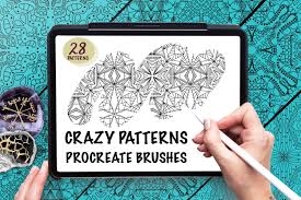 Check spelling or type a new query. Crazy Patterns Pattern Brushes For Procreate 921423 Procreate Design Bundles