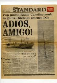 caroline mv mi amigo sinks,north sea