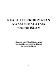 Kedudukan perkhidmatan awam dalam perlembagaan malaysia • perkhidmatan awam tidak didefinisikan dalam perlembagaan persekutuan, begitu juga dalam suruhanjaya reid. Pdf Kualiti Perkhidmatan Awam Di Malaysia Menurut Islam Kapitan Hook Academia Edu