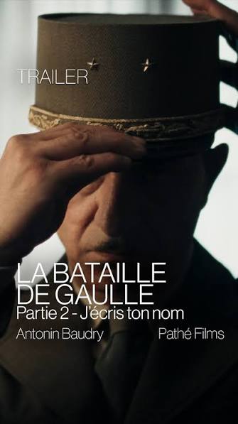 Première bande-annonce de La Bataille de Gaulle – Partie 2 : J'écris ton nom  réalisé par Antonin Baudry. ✨ Rendez-vous au cinéma le 26 juin pour  découvrir la suite de cette grande