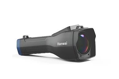 Handheld remote laser methane leak detector, AI generated