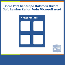 Ketentuan tersebut tercantum dalam keputusan direksi bursa efek indonesia. Cara Print Beberapa Halaman Dalam Satu Lembar Kertas Pada Microsoft Word Dnyea