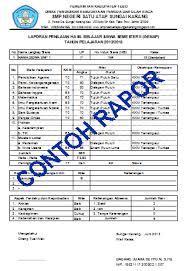 Contoh format raport pondok pesantren. Sekolah Pondok Indonesia Kronis H