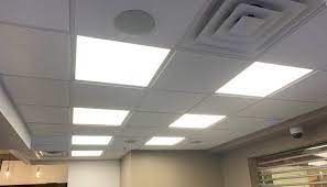 Lighting a kitchen with a sloped ceiling can be a chore, but there are still stylish solutions to choose from. Backlit Ceiling Panels For City Kitchen Rda Lighting Inc