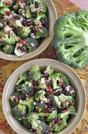 Broccoli Raisin Salad Recipe Salad Side Dishes Broccoli Salad With Raisins Broccoli Recipes