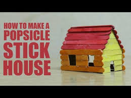 Popsicle stick models pdf plans for a 36cm or 44cm, page 2 and a 41cm or 50cm rainbow bridge. Diy How To Make A House Using Ice Sticks X2f Popsicle Sticks Youtube Popsicle Stick Houses Popsicle Sticks Popsicle Stick Crafts
