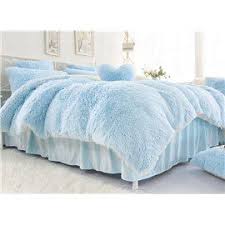Shop for light blue bedding at bed bath & beyond. Solid Light Blue And White Color Warm Fluffy 4 Piece Bedding Sets Duvet Cover Beddinginn Com Light Blue Bedding Light Blue Comforter Blue And White Bedding