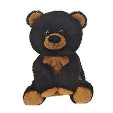 Small Plush Black Bear Lil Buddies By Fiesta In 2021 Bear Plush Toy Cute Stuffed Animals Bear Stuffed Animal