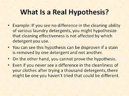 A hypothesis is a statement that a researcher tests through scientific study. Hypothesis Research Paper Example