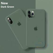 2020 New Dark Green Case For Iphone 11 Iphone 6 6s 7 8 Plus Xr Liquid Silicone Original Soft Apple Shell Forest Color Shopee Malaysia