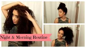 Sleep with your hair in a ponytail to minimize frizz and tangling. How To Sleep With Long Curly Hair How To Preserve Curls Youtube