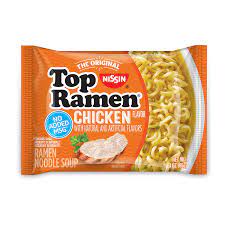 What are some fun ways to enjoy nissin top ramen chicken flavor? Amazon Com Top Ramen Nissin Noodle Soup 3 Pack Of Chicken 72 Ounce Pack Of 24 Grocery Gourmet Food
