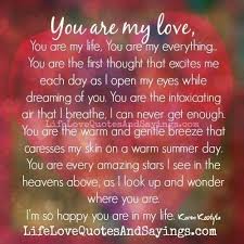 You Are My Everything Love Quotes And Sayings My Love You Poems Love Mom Quotes My Everything Quotes