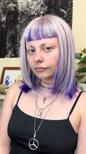 platinum & purple for this beauty 𐙚 𐙚 prepped and treated with @k18hair  lightened with @schwarzkopfusa using @framar tools colored with  @joicointensity and toned with @redken @eqgloss cut using secret ...