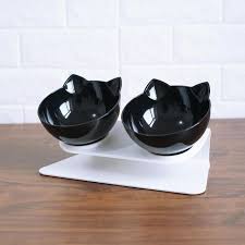 Our purrbowls™ are tilted and elevated so your cat can eat in the most ergonomic feeding position for their bodies. Anti Vomit Orthopedic Bowl Kool Products
