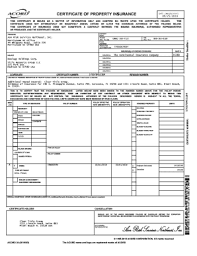 And conditions of such policies. Fillable Online Certificate Of Property Insurance Trgc Com Fax Email Print Pdffiller