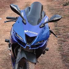 The original supersport is back! Amazon Co Jp Jb Racing Winglet For Yamaha R15 V3 Blue Automotive