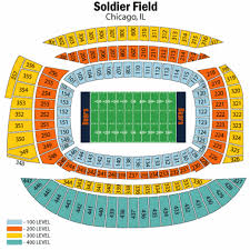 Breakdown Of The Soldier Field Seating Chart Chicago Bears