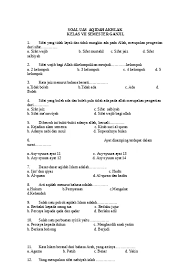 Posisi awal kedua kaki yang benar. Top Pdf Soal Uas Akidah Akhlak Kelas Vii Semester 1 123dok Com