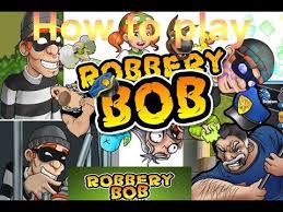 How To Play Robbery Bob Game Youtube Robbery Comic Book Cover Games