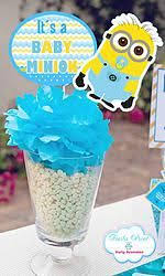 Party Printables Fiesta Print Minion Baby Shower Minion Baby Baby Boy Shower