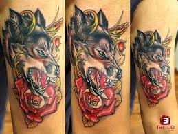 Chest neo traditional wolf tattoos 4. Facebook