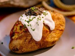 Crab And Caviar Twice Baked Potatoes Recipe Food Network Recipes Twice Baked Potatoes Potatoes