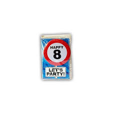 Verjaardagskaart 8 Jaar Fun En Feest