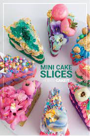 Mini Cake Slices Mini Cakes Cake Slice Mini Valentine Cakes