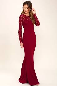 Shop the latest womens long sleeves dress styles at forever 21. Whenever You Call Wine Red Lace Maxi Dress In 2021 Red Lace Maxi Dress Long Sleeve Bridesmaid Dress Red Long Sleeve Dress