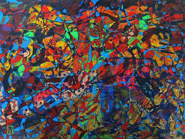 The title of this artwork is cazando moscas. Coldplay Lost Painting By Daniel Martinez