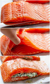 Saumon Farci Aux Epinards Cremeux Recettes Ma Fourchette Salmon Recipes Recipes Cooking Recipes